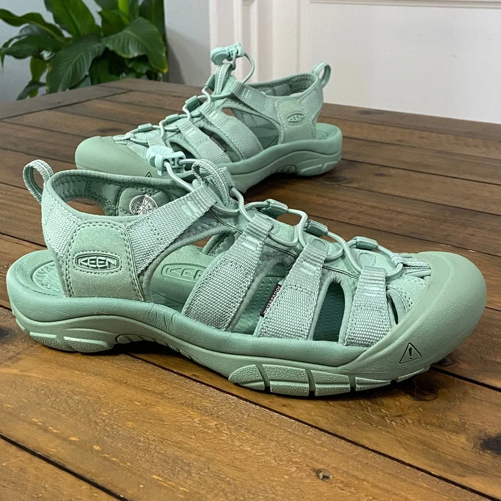KEEN Newport H2 Mint Green Waterproof Sport Sandals Womens 10.5 Hiking 1010727 - Picture 5 of 11
